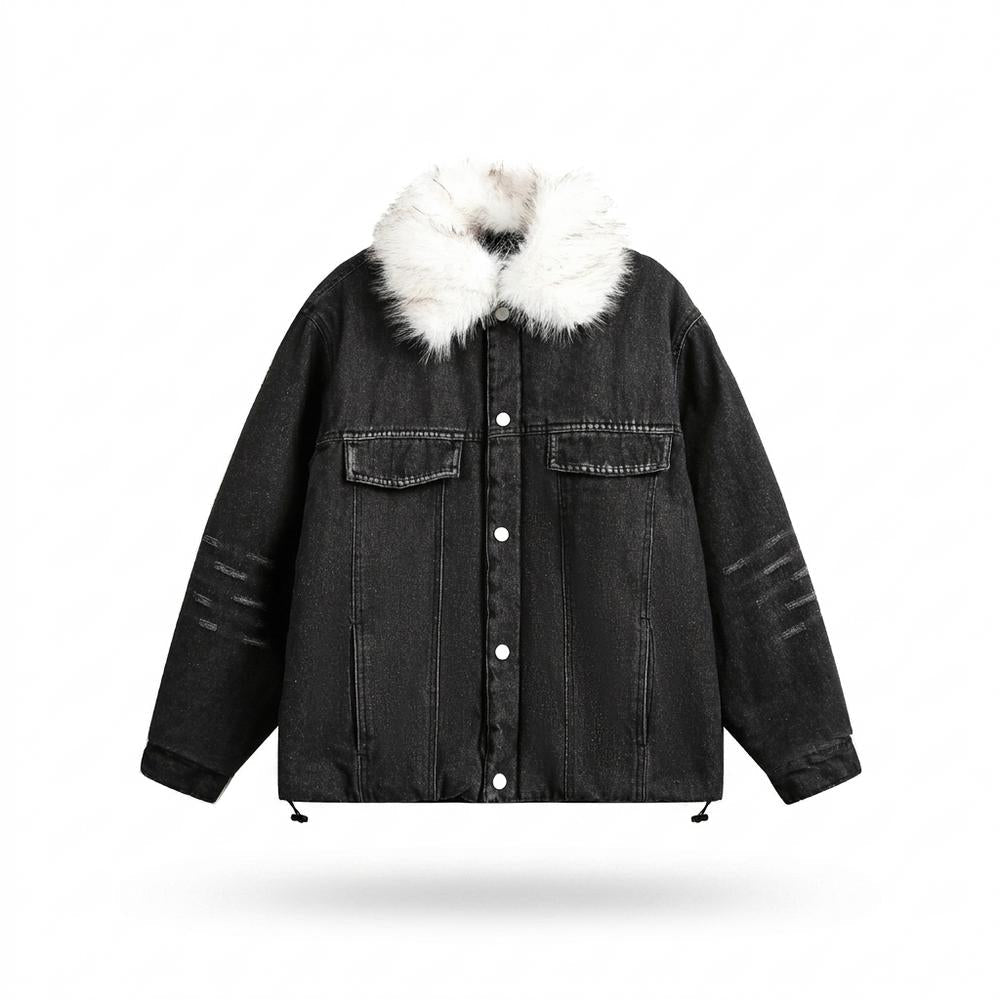 Gentleman Code - Sozal | Pelzbesetzt Gewaschen Jacke Unisex