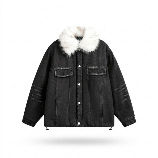 Gentleman Code - Sozal | Pelzbesetzt Gewaschen Jacke Unisex