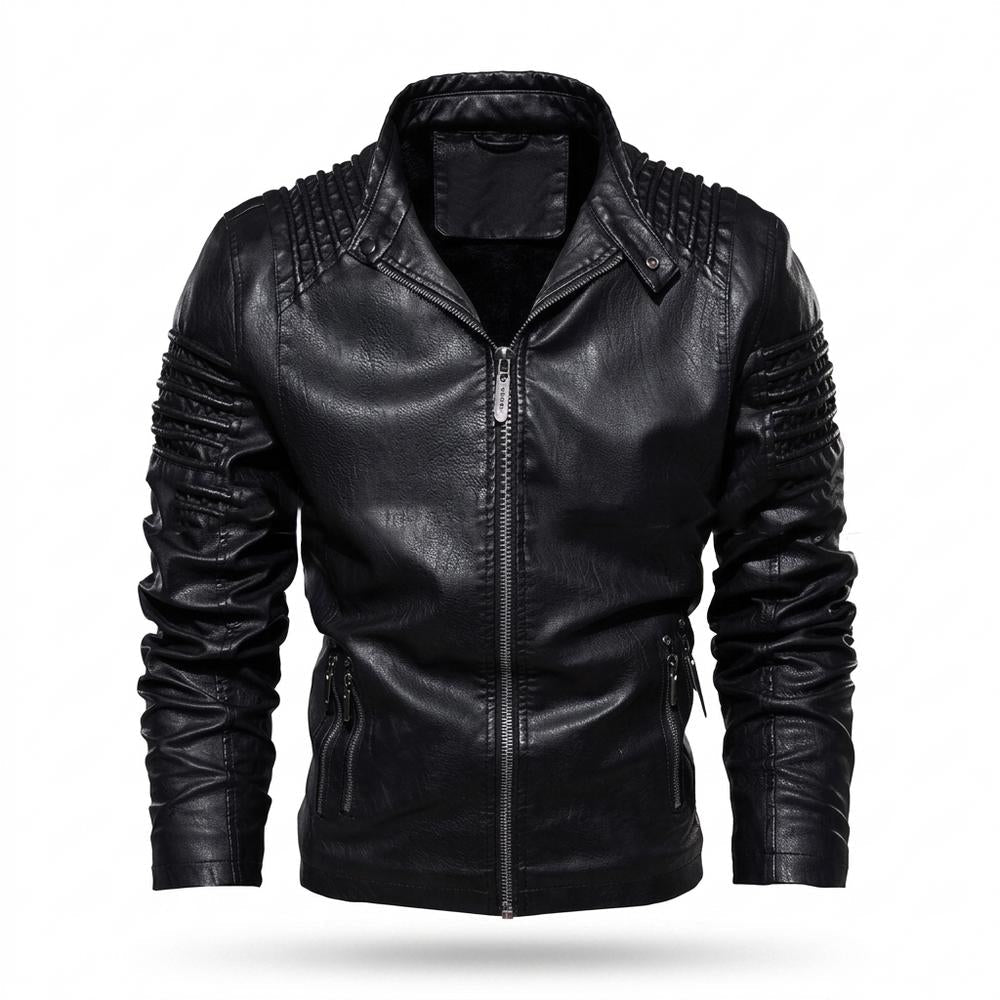 Gentleman Code - Terid | Gesteppt Gefüttert Lederjacke Herren