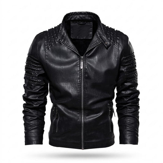 Gentleman Code - Terid | Gesteppt Gefüttert Lederjacke Herren