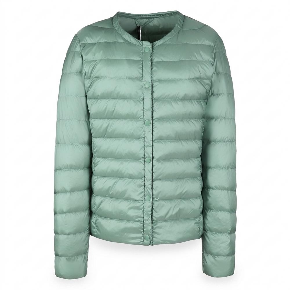 Gentleman Code - Eonuv | Gesteppte Kragenlose Jacke Damen