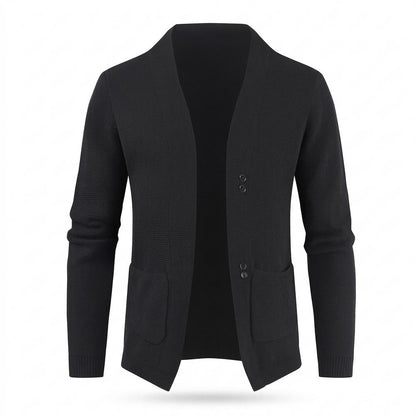Gentleman Code - Ronuk | Strukturiert Geknöpft Cardigan Herren
