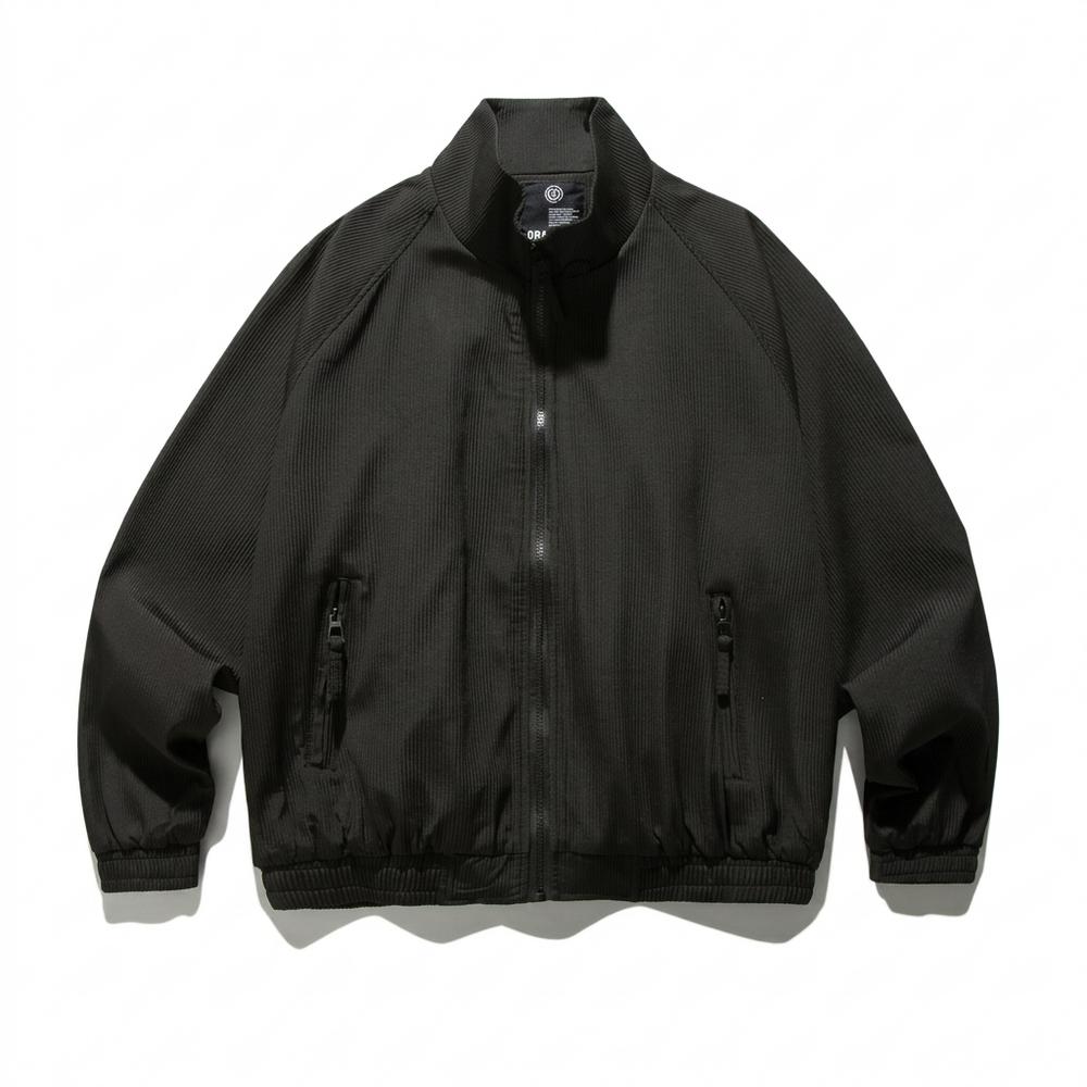Gentleman Code - Mitod | Gerippte Stehkragen Jacke Unisex