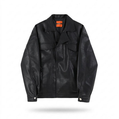Gentleman Code - Kofok | Kastig Gekörnt Lederjacke Unisex