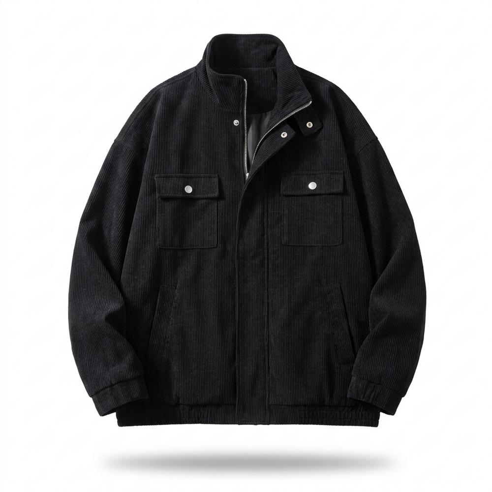 Gentleman Code - Tabom | Gerippte Weitgeschnittene Jacke Unisex
