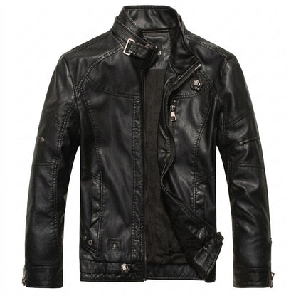 Gentleman Code - Debus | Gefütterte Taillierte Lederjacke Herren