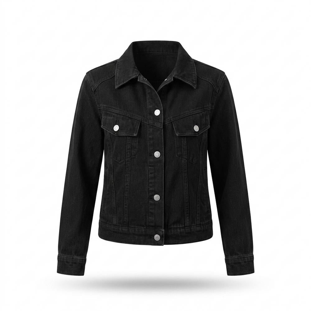 Gentleman Code - Tepet | Geknöpfte Jeans Jacke Damen