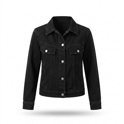Gentleman Code - Tepet | Geknöpfte Jeans Jacke Damen