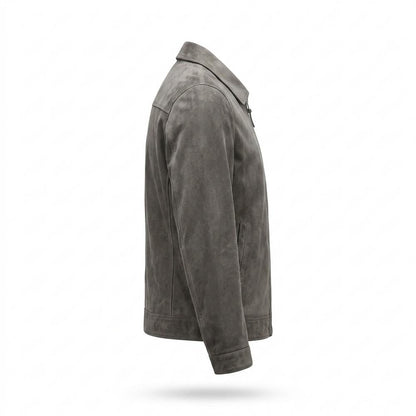 Gentleman Code - Miguk | Gerade Matte Wildleder-Jacke Herren