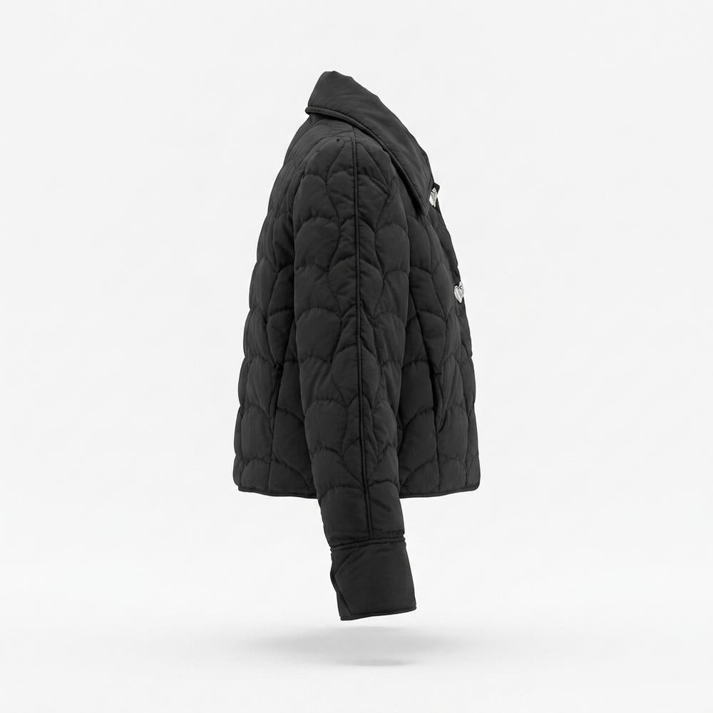 Gentleman Code - Dogam | Gesteppt Geknöpft Jacke Damen