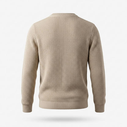 Gentleman Code - Tizal | Strukturiert Rundhals Pullover Herren