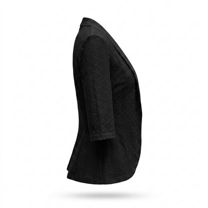 Gentleman Code - Mabus | Tailliertes Lochgemustertes Sakko Damen