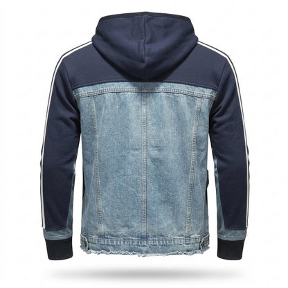 Gentleman Code - Radus | Gestreift Kombiniert Hoodie Herren