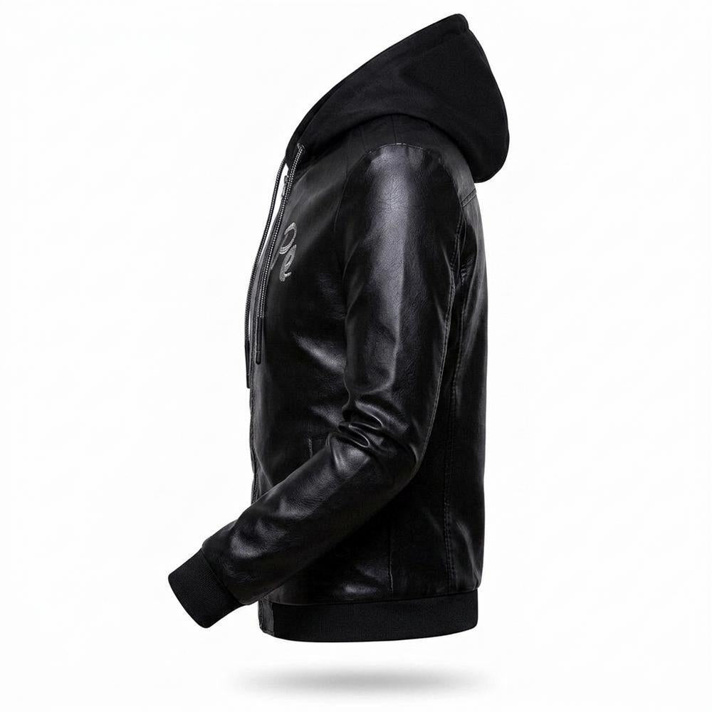 Gentleman Code - Nazul | Gefütterte Taillierte Lederjacke Herren