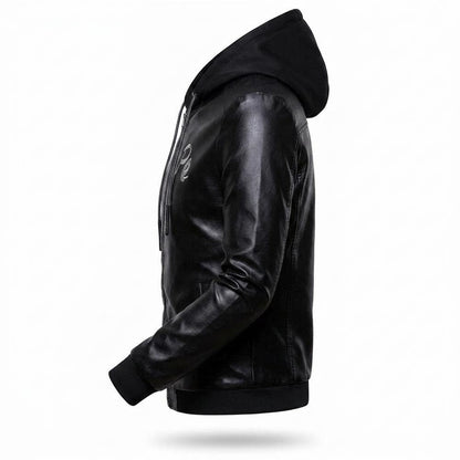 Gentleman Code - Nazul | Gefütterte Taillierte Lederjacke Herren