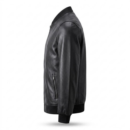 Gentleman Code - Libum | Gefüttert Genarbt Lederjacke Herren