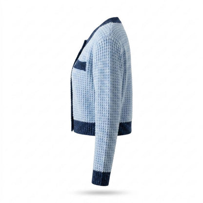 Gentleman Code - Kenes | Strukturiert Kurzgeschnitten Cardigan Damen