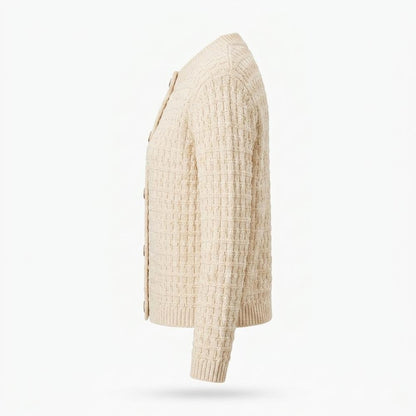 Gentleman Code - Eelun | Strukturiert Geknöpft Cardigan Damen