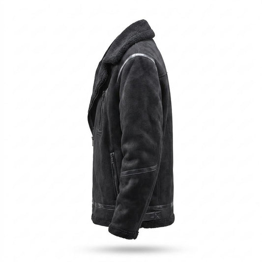 Gentleman Code - Misis | Gefüttert Veloursartig Wildleder-Jacke Herren
