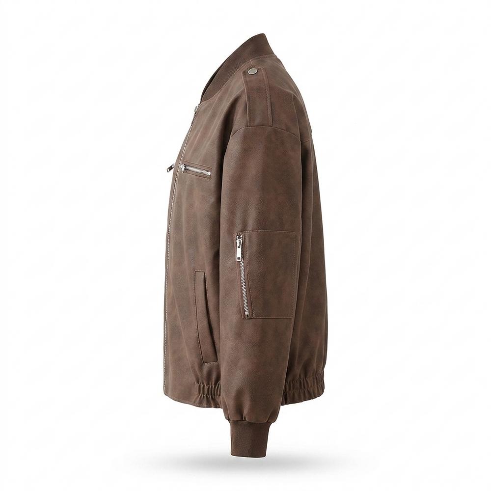 Gentleman Code - Tumev | Gefütterte Locker Geschnittene Wildleder-Jacke Unisex