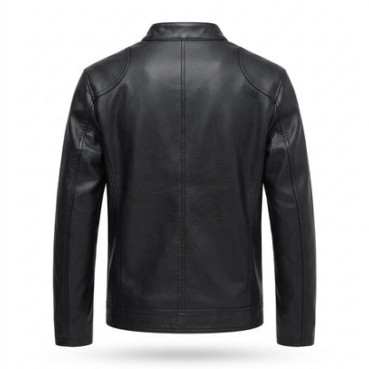Gentleman Code - Tiral | Gefütterte Taillierte Lederjacke Herren