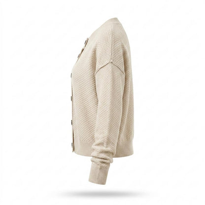 Gentleman Code - Sonot | Strukturiert Geknöpft Cardigan Damen