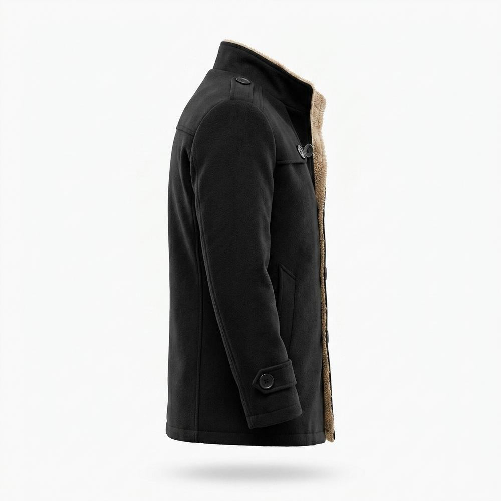 Gentleman Code - Yihod | Gefütterter Woll Mantel Herren
