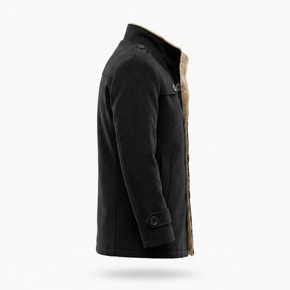 Gentleman Code - Yihod | Gefütterter Woll Mantel Herren