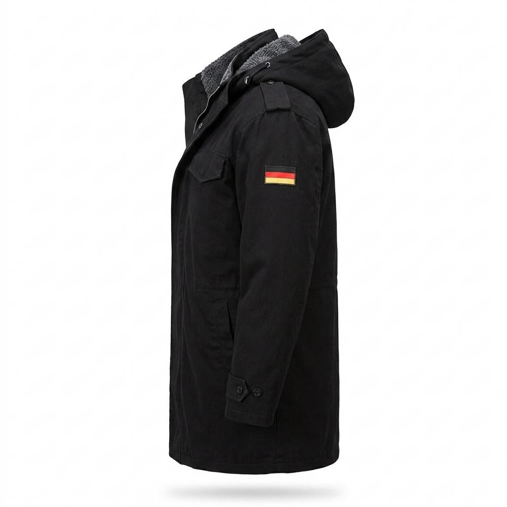 Gentleman Code - Demok | Warmer Gefütterter Mantel Herren