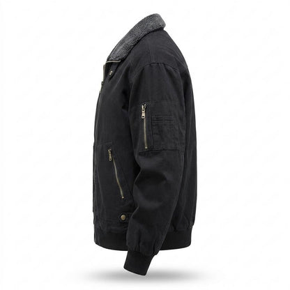 Gentleman Code - Muwur | Gefütterte Flieger Jacke Herren