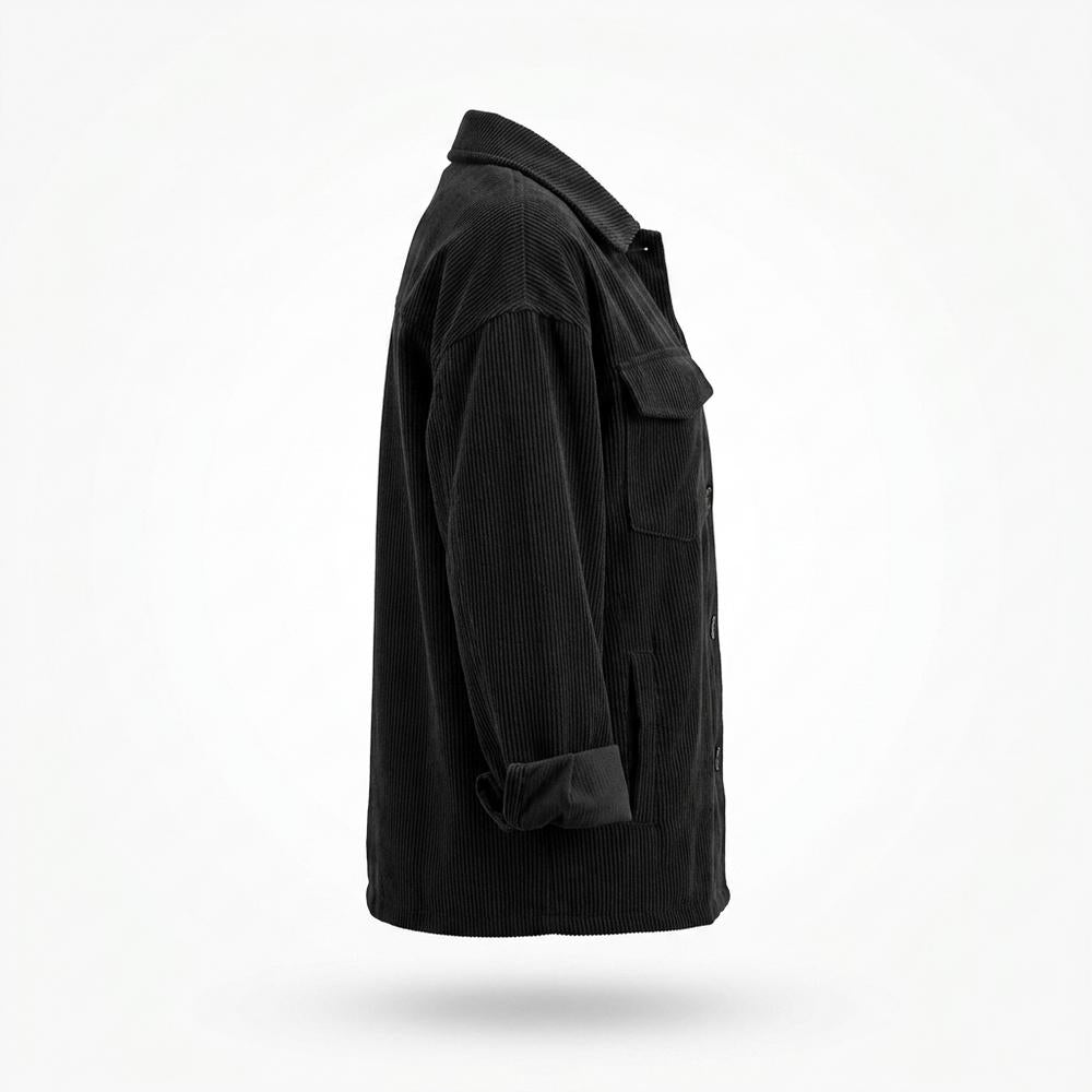 Gentleman Code - Nusav | Gerippt Geknöpft Jacke Damen