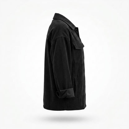Gentleman Code - Nusav | Gerippt Geknöpft Jacke Damen
