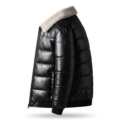 Gentleman Code - Runul | Gesteppt Gefüttert Lederjacke Herren