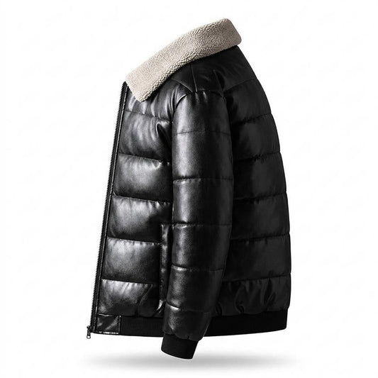 Gentleman Code - Runul | Gesteppt Gefüttert Lederjacke Herren