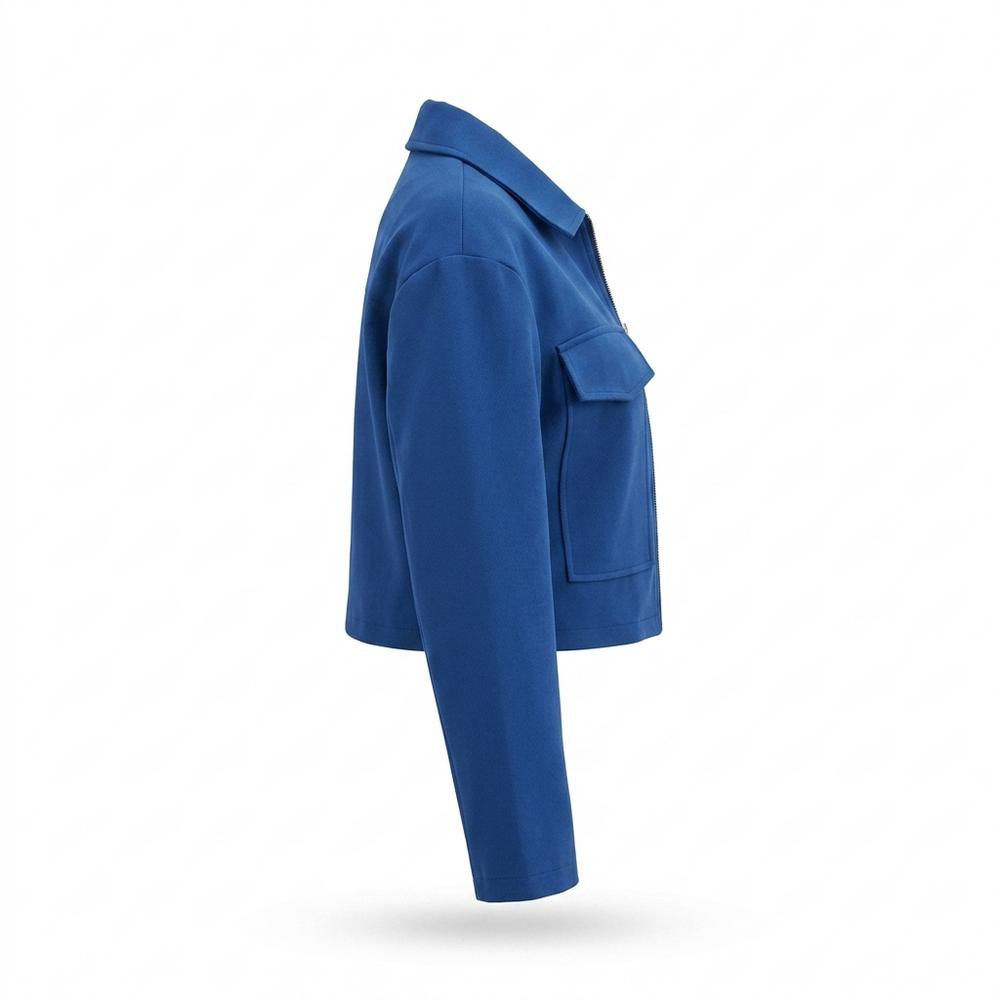 Gentleman Code - Eowek | Kurze Glatte Jacke Damen