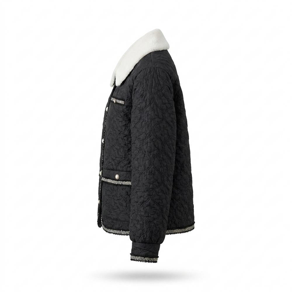 Gentleman Code - Renuv | Gesteppte Strukturierte Jacke Damen