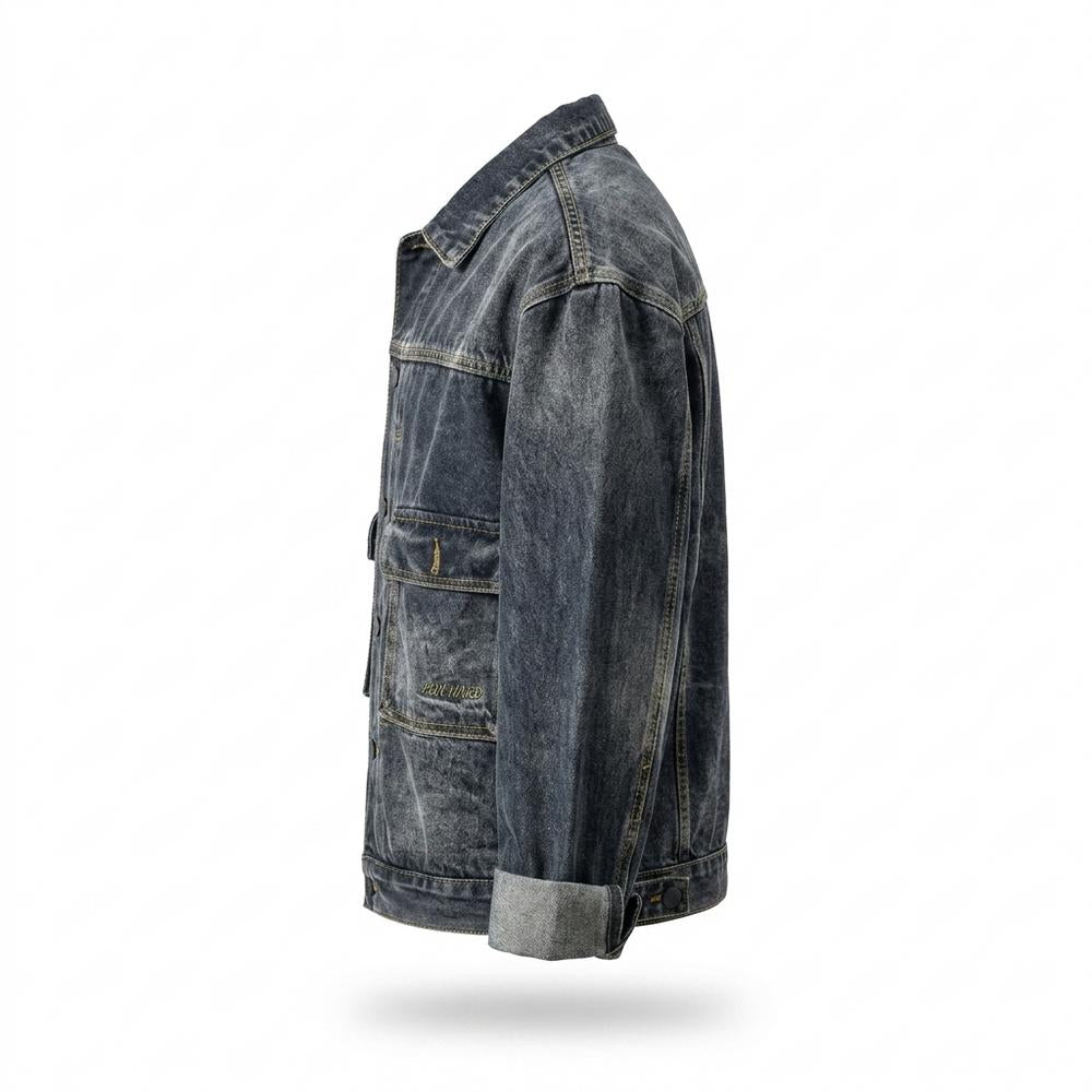 Gentleman Code - Momom | Gewaschen Geknöpft Jacke Herren