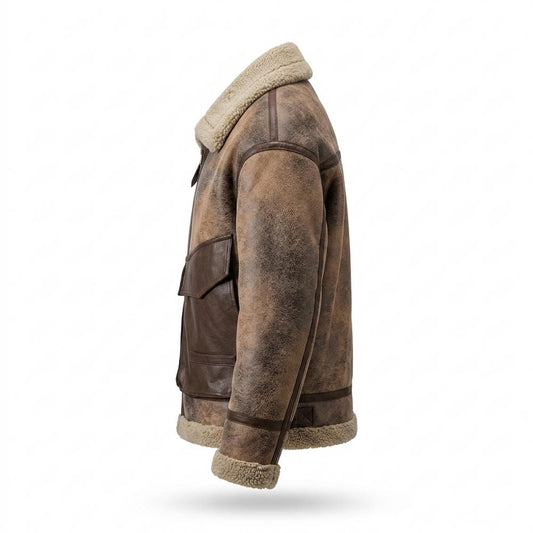 Gentleman Code - Notam | Gefüttert Patiniert Lederjacke Herren