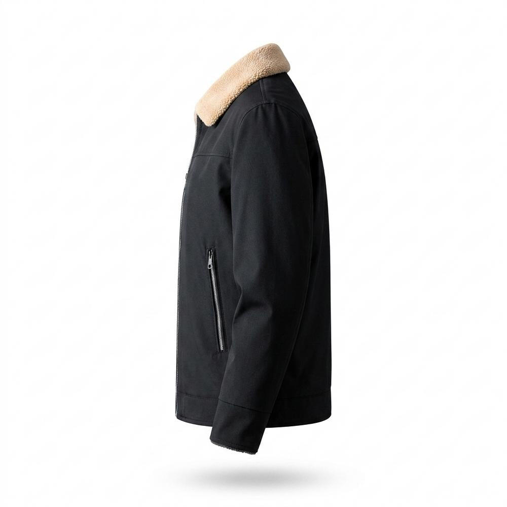 Gentleman Code - Yuvis | Gefüttert Reißverschluss Jacke Herren