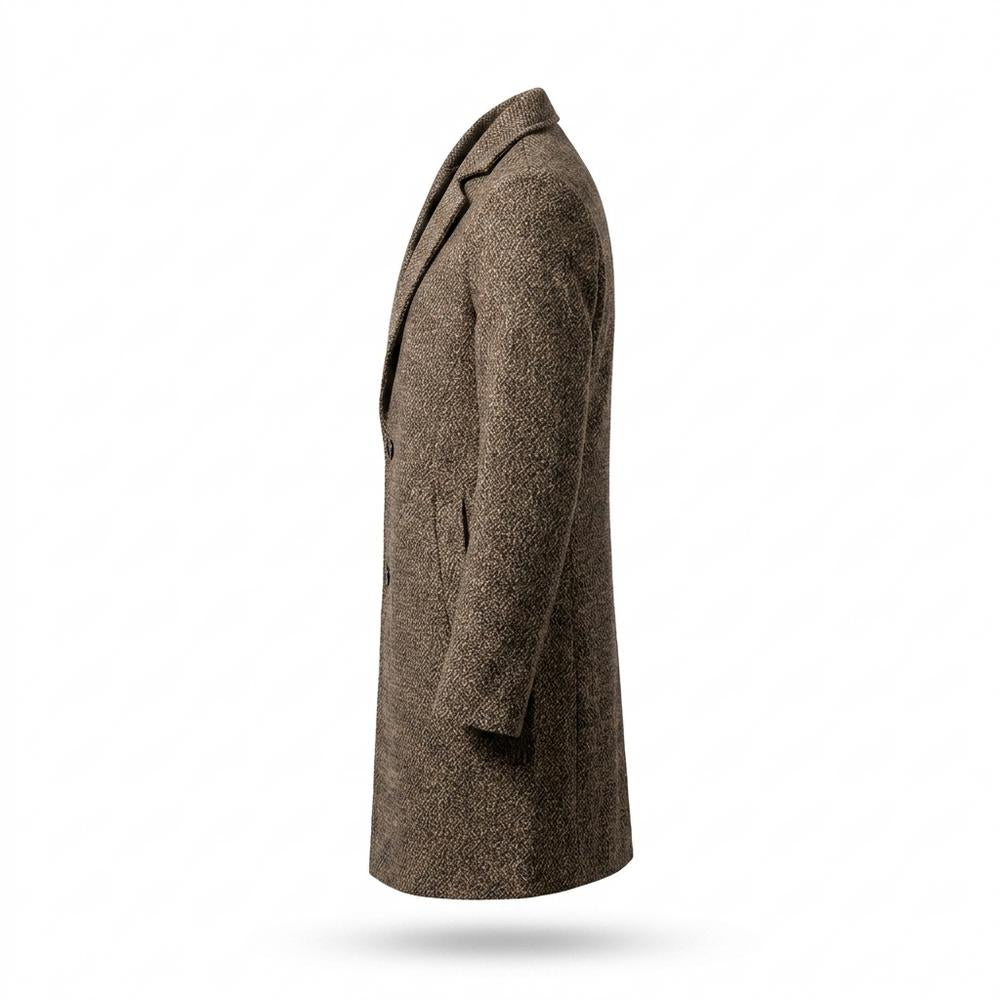 Gentleman Code - Eigus | Meliert Einreihig Mantel Herren