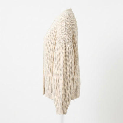 Gentleman Code - Yotot | Grob Gestrickte Strickjacke Damen