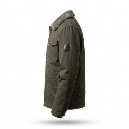 Gentleman Code - Kigel | Gefütterte Geknöpfte Jacke Herren