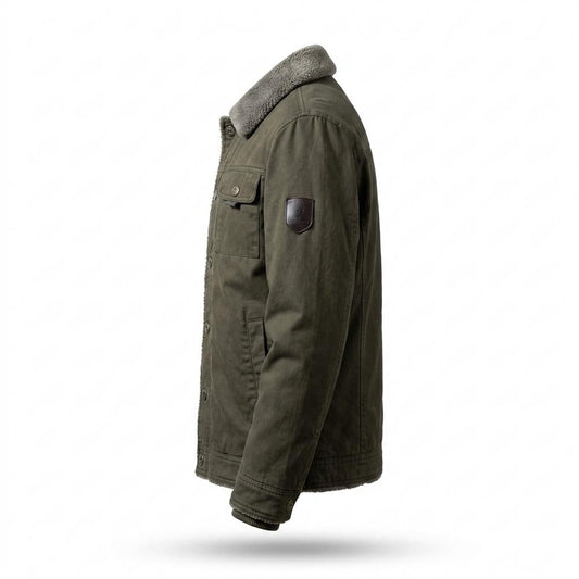 Gentleman Code - Kigel | Gefütterte Geknöpfte Jacke Herren