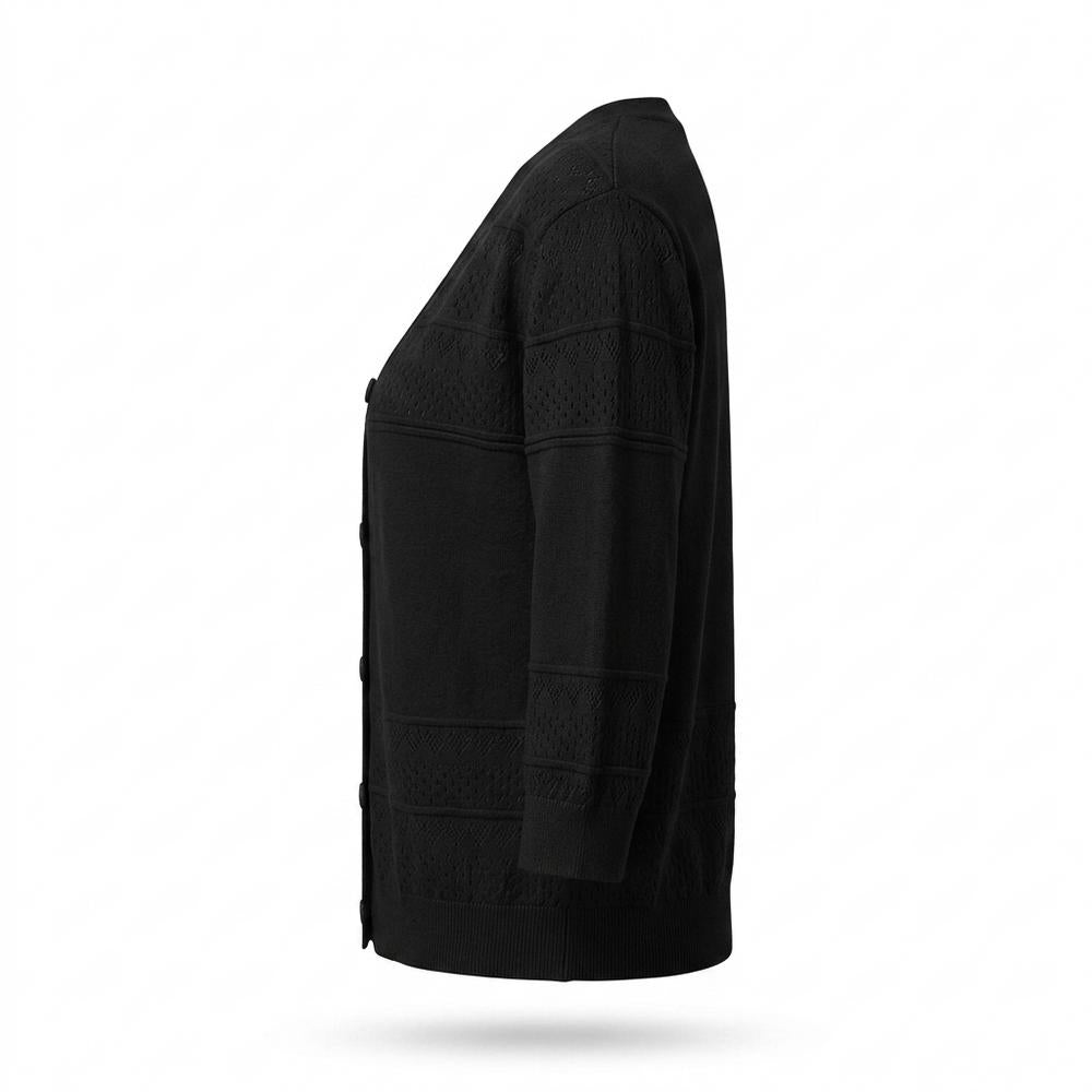 Gentleman Code - Eitil | Geknöpft Strukturiert Cardigan Damen