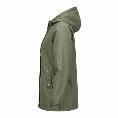 Gentleman Code - Vapad | Kapuzen Geknöpft Jacke Damen