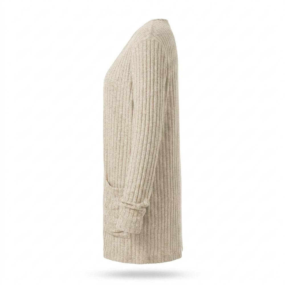 Gentleman Code - Vamal | Gerippter Langer Cardigan Damen