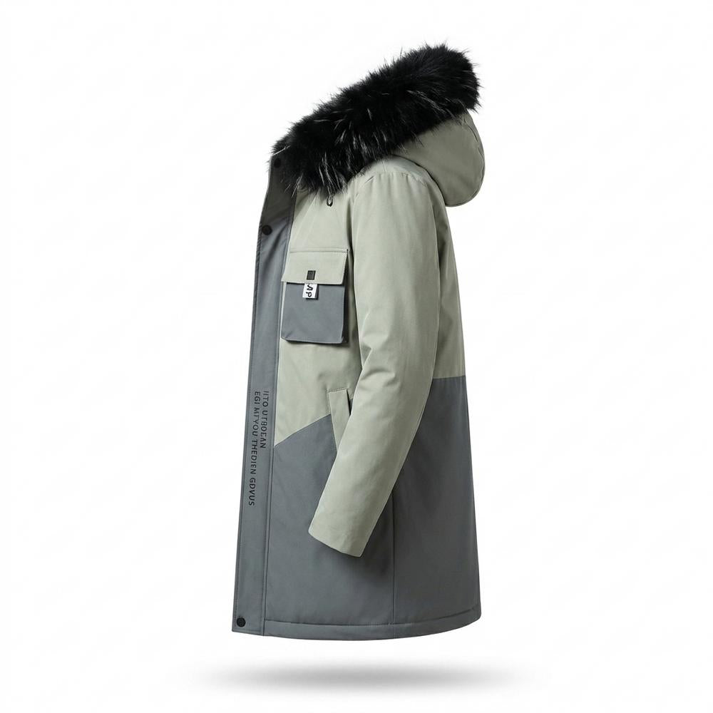 Gentleman Code - Nufik | Gefütterter Winter Mantel Herren