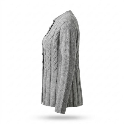 Gentleman Code - Milol | Taillierter Gestrickter Cardigan Damen