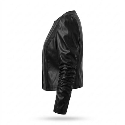 Gentleman Code - Lufud | Kurzgeschnittene Geraffte Jacke Damen