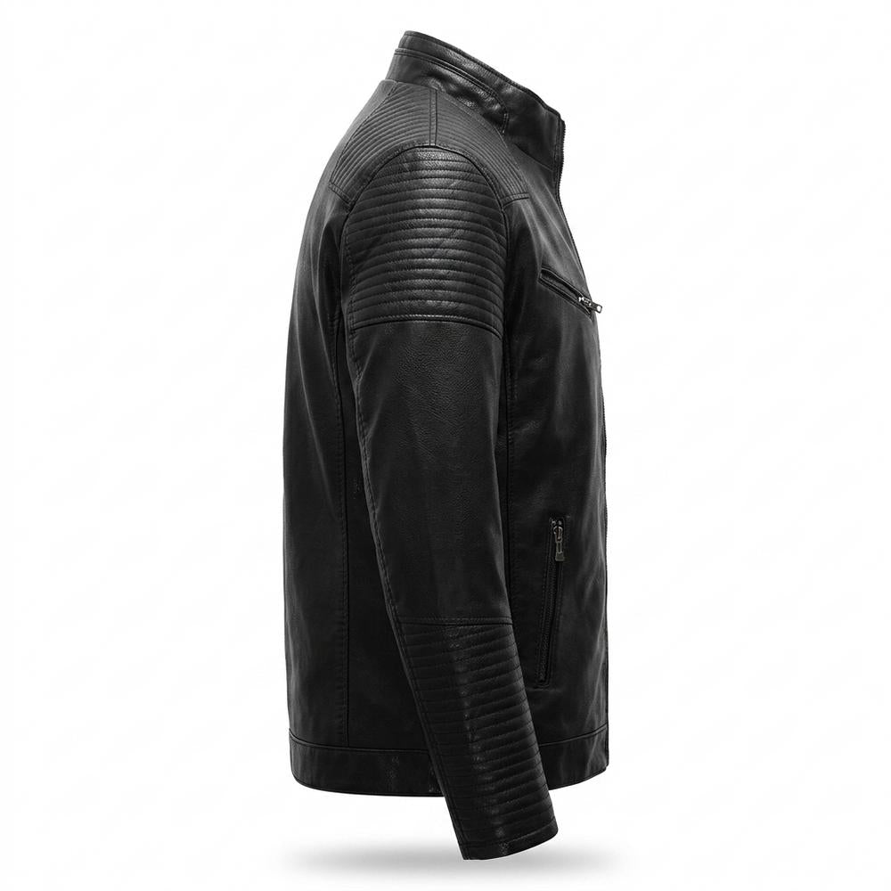 Gentleman Code - Nizes | Gesteppt Gefüttert Lederjacke Herren